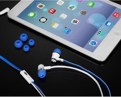 Zoook ZM-E5M Noise Isolating Earphones with Built-in Microphone ZM-E5M - Blue Wired bluetooth Headphones (Blue, In the Ear) 