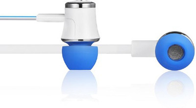 Zoook ZM-E5M Noise Isolating Earphones with Built-in Microphone ZM-E5M - Blue Wired bluetooth Headphones (Blue, In the Ear) 