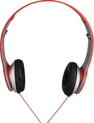 Signature smart phones by Edee Over-the-ear Wired Headphones (Red, Over the Ear) 