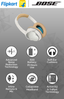 Bose QuietComfort 25 for Android Devices Wired Headphones (White, Over the Ear) 