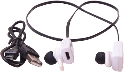 Hangout HOE-702 Wireless Bluetooth Headset (White) 