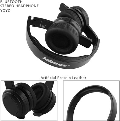 Jabees 12004 Wireless Bluetooth Headset With Mic (Black) 