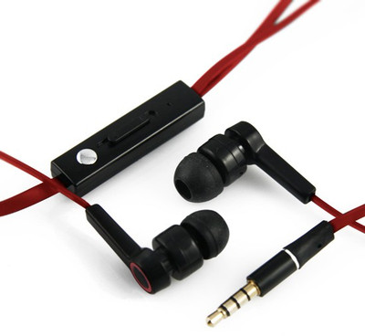 Jabees 13A06 Wired Headset With Mic (Red/Black) 