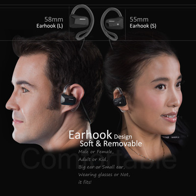 Jabees Bsport Wireless Bluetooth Headset (Black) 
