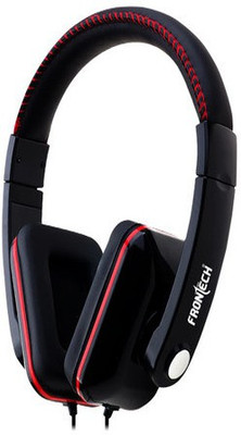 Frontech JIL-1937 Wired Headset (Black, Red) 