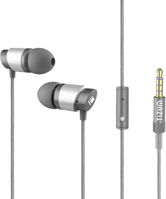 TIZUM Professional All-Metal Hi-Fi Wired Headset (Silver) 