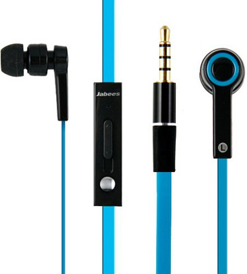 Jabees 13C01 Wired Headset With Mic (Blue) 