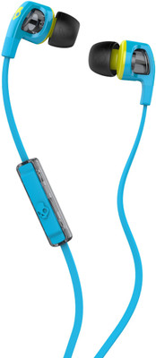 Skullcandy S2PGFY-327 Smokin' Buds 2 with Mic1 Stereo Wired Headset (Hot Blue) 