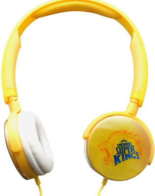 Cognetix Chennai Super Kings Diy Wired Headset (Yellow) 