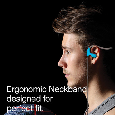 Amkette Pulse S8 Wired Headset (Blue) 