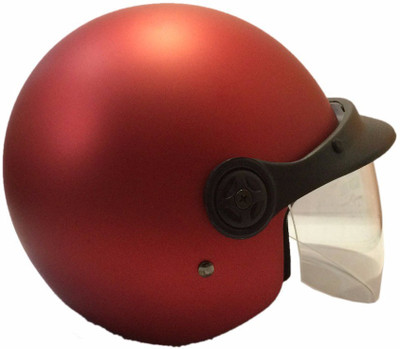 NXT Open Face ISI (Mate Red) Motorbike Helmet - M