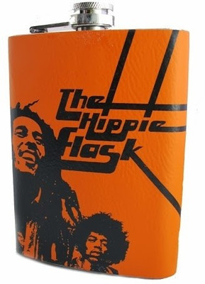 Roti Kapda Makaan Bob Marley Orange Hip Flask 100 ml