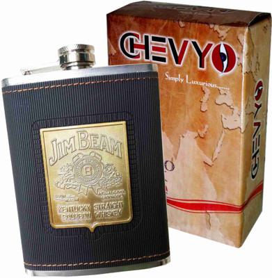 60% OFF on Chevyo Best Quality Imported Stainless Steel Leatherette Hip Flask 230 ml 60% OFF on Chevyo Best Quality Imported Stainless Steel Leatherette Hip Flask 230 ml