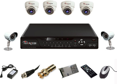 34% OFF on Tentronix Dvr System 8 Channel Home Security Camera
