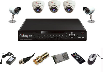 38% OFF on Tentronix Dvr System 8 Channel Home Security Camera