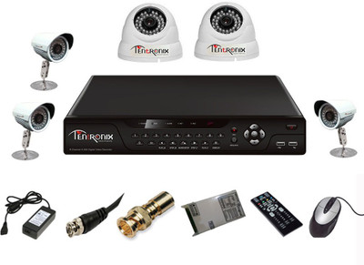 38% OFF on Tentronix Dvr System 8 Channel Home Security Camera