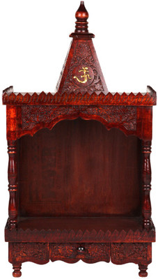 50% OFF on Decorhand Wooden Home Temple Height: 66 cm 50% OFF on Decorhand Wooden Home Temple Height: 66 cm