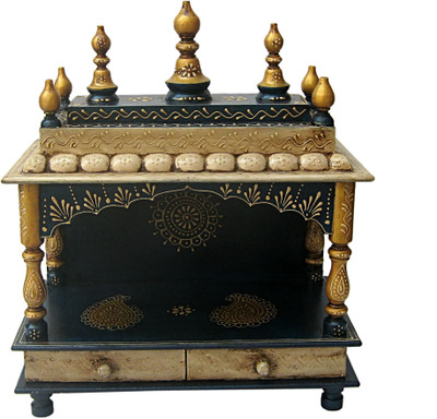 18% OFF on Decorhand Wooden Home Temple Height: 47.7 cm