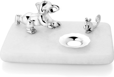 Episode Stoneware, Silver Home Temple Silver, White Episode Stoneware, Silver Home Temple Silver, White