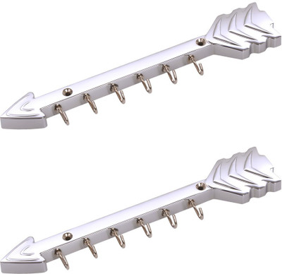 69% OFF on Doyours 2 Set Glossy Steel Designer 6 - Pronged Hook Rail Steel Pack of 2 69% OFF on Doyours 2 Set Glossy Steel Designer 6 - Pronged Hook Rail Steel Pack of 2