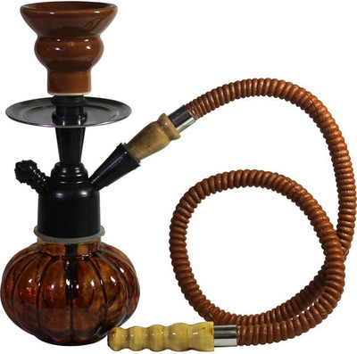 58% OFF on pegs'N'pipes Cutie 12 inch Glass, Steel Hookah