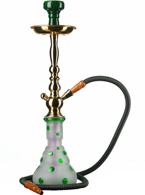 58% OFF on Arabian Nights 17.5 inch Steel, Glass Hookah