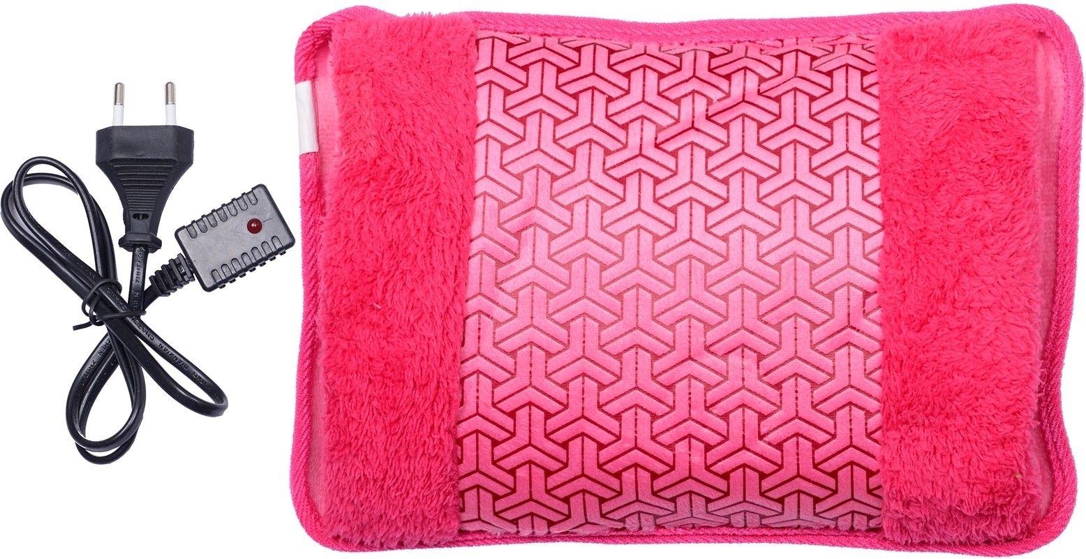 75% OFF on Imported Velvet & Fur Electrical 1 L Hot Water Bag