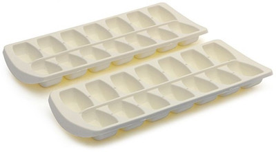 6% OFF on Disha Glacier White Plastic Ice Cube Tray Pack of 2 6% OFF on Disha Glacier White Plastic Ice Cube Tray Pack of 2