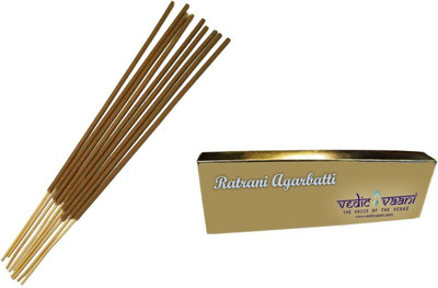 Vedic Vaani Ratrani - 100 gms Incense Sticks Vedic Vaani Ratrani - 100 gms Incense Sticks