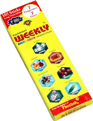 Weekly 7in1 Seven fragrances Incense Sticks Weekly 7in1 Seven fragrances Incense Sticks