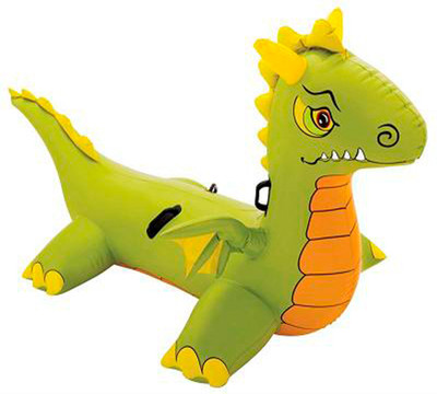 Intex Grumpy Dino Float Inflatable Ride On Intex Grumpy Dino Float Inflatable Ride On