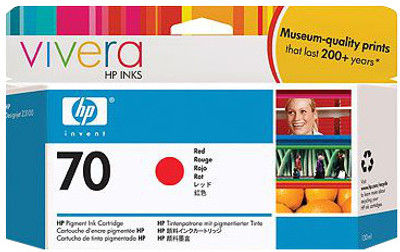 HP 70 Red Ink Cartridge HP 70 Red Ink Cartridge