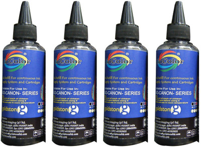 41% OFF on GoColor Canon Premium Quality Inkjet 100 ML X 4 Black Color Combo (Dye Ink) Black Ink 41% OFF on GoColor Canon Premium Quality Inkjet 100 ML X 4 Black Color Combo (Dye Ink) Black Ink