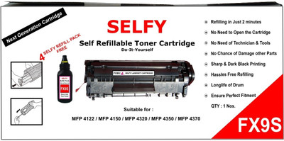 18% OFF on Selfy Self Refillable FX9S Black Toner 18% OFF on Selfy Self Refillable FX9S Black Toner