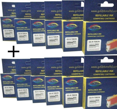 30% OFF on GoColor Refillable Cartridges 81N x 2 Pack for Epson R270/R290/R390/RX610/RX690/ TX700W Printer Cyan Ink 30% OFF on GoColor Refillable Cartridges 81N x 2 Pack for Epson R270/R290/R390/RX610/RX690/ TX700W Printer Cyan Ink
