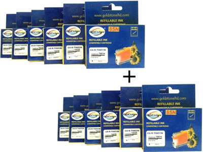 25% OFF on GoColor Refillable Cartridges 85N Epson Compatible with: EPN Stylus Photo 1390/T60 (2 sets Combo Pack) Cyan Ink 25% OFF on GoColor Refillable Cartridges 85N Epson Compatible with: EPN Stylus Photo 1390/T60 (2 sets Combo Pack) Cyan Ink