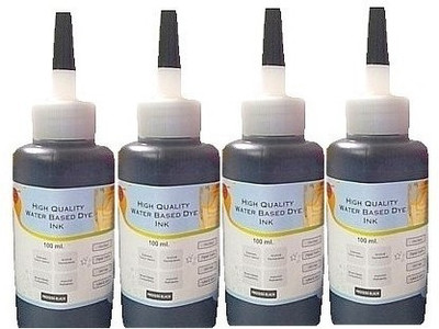 Flowjet 100 ml 4 Black Bottles Black Ink Flowjet 100 ml 4 Black Bottles Black Ink