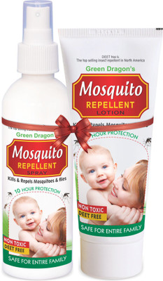 23% OFF on Green Dragon Mosquito Repellent Spray Lotion Twin Pack 23% OFF on Green Dragon Mosquito Repellent Spray Lotion Twin Pack