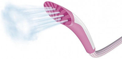 Philips Powerful Garment Steamer Gc 504/35 with 1600 W Power Garment Steamer (White, Pink) 
