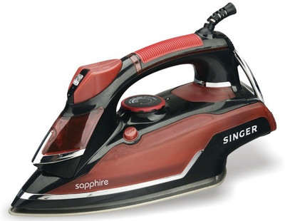 Singer Sapphire Steam Iron (Red, Black) 