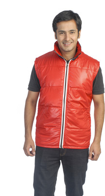 59% OFF on NU9 Sleeveless Solid Men's Jacket