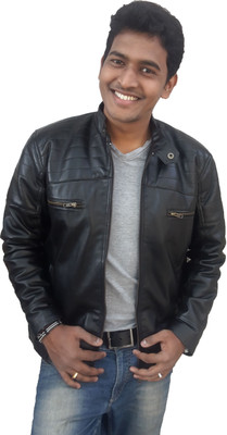 58% OFF on Tab Fashion Full Sleeve Solid Men's Leather Jacket