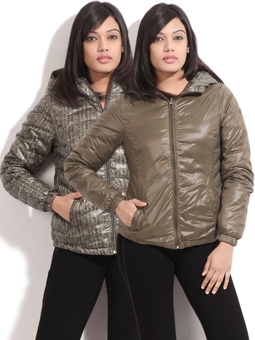 GAS Full Sleeve Printed Reversible Women's Reversible Jacket
