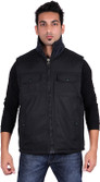 40% OFF on Stepp Up Jackets Sleeveless Solid Men's Jacket