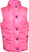 49% OFF on Via Italia Sleeveless Solid Girl's Quilted Jacket