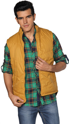 56% OFF on Provogue Sleeveless Solid Men's Quilted Jacket 56% OFF on Provogue Sleeveless Solid Men's Quilted Jacket