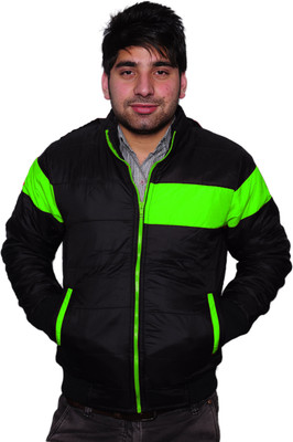 53% OFF on Frostini Full Sleeve Striped Men's Quilted Jacket