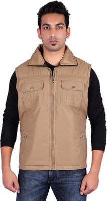 30% OFF on Stepp Up Jackets Sleeveless Solid Men's Jacket