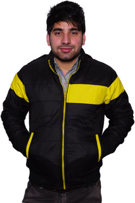 53% OFF on Frostini Full Sleeve Striped Men's Quilted Jacket