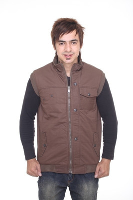 46% OFF on Trufit Sleeveless Solid Men's Bomber Jacket